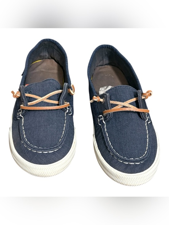 Sperry Shoes - Sperry navy blue moccasin with Brown Gum Soles size 7